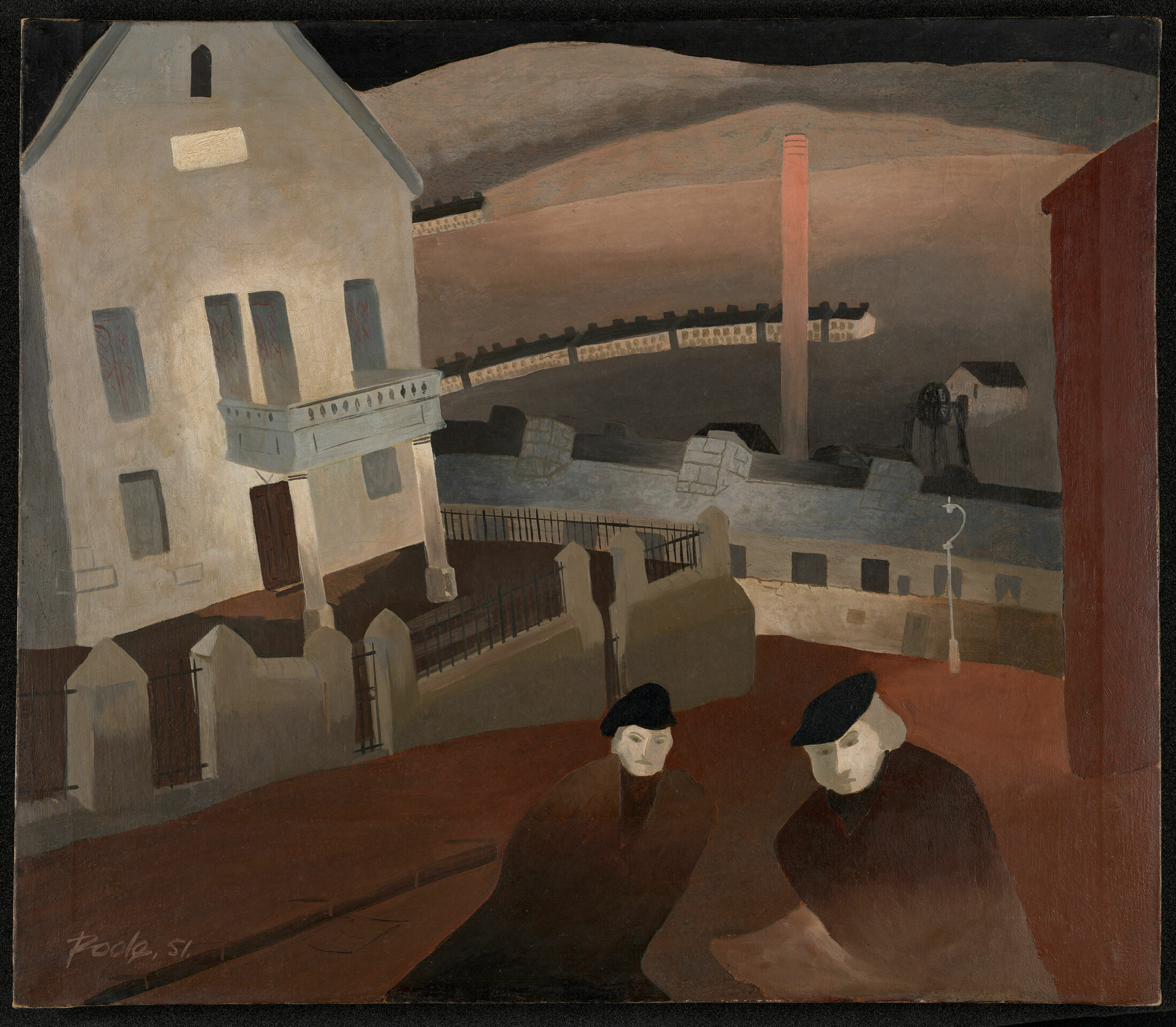 Welsh Miners Morning Shift by George Poole