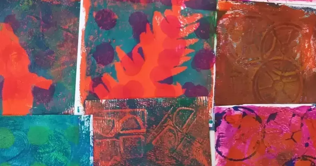 Gel Plate Printing with Jane Hunter