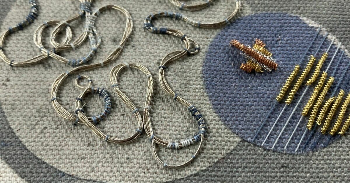 Contemporary Goldwork Embroidery Workshop with Hanny Newton