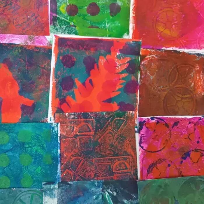 Gel Plate Printing with Jane Hunter