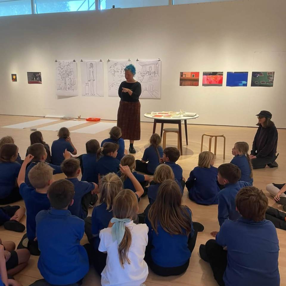A visit from Abermule Primary School