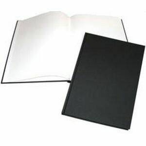 A4 Portrait Black Cloth Sketchbook