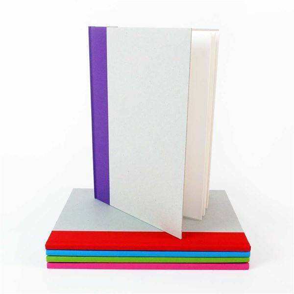 A4 Creative Slim Sketchbook Spine Purple