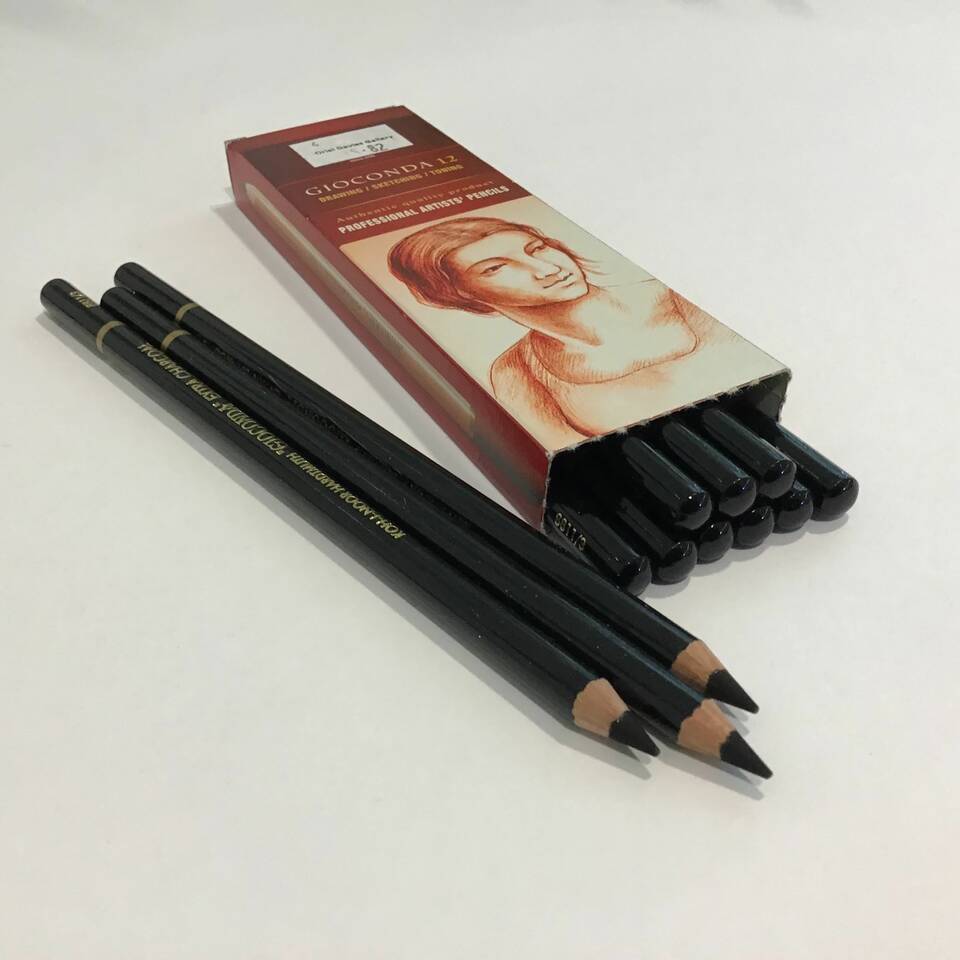 charcoal pencils
