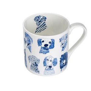 Blue Dogs Fine Bone China Mug