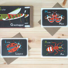 G is for Grasshopper Postcards