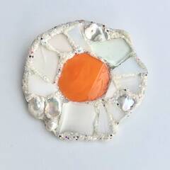 Andrew Logan Fried Egg Brooch