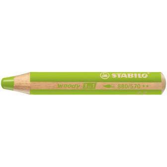 Stabilo Woody 3 in 1 Pencil Light Green