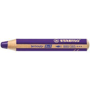 Stabilo Woody 3 in 1 Pencil Violet