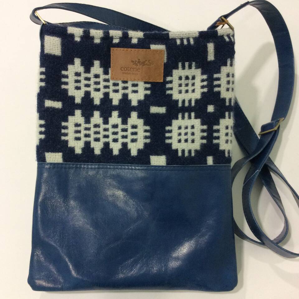 Welsh Wool and Leather Bag
