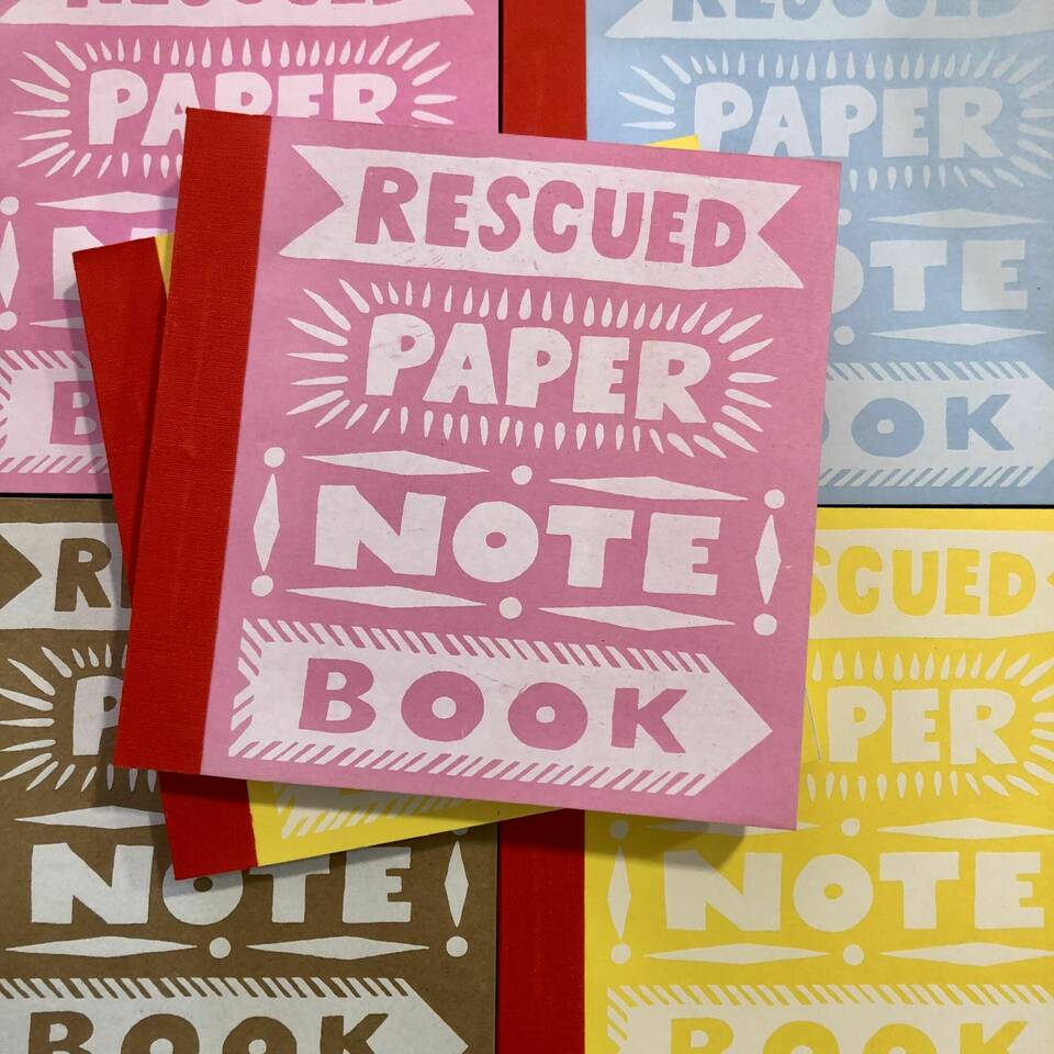 Rescued Paper Notebook