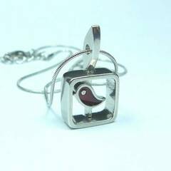 Koa Sandbird Pendant