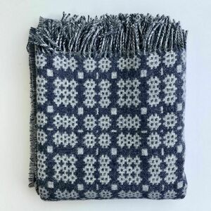 Welsh Wool Blanket - Moonstone