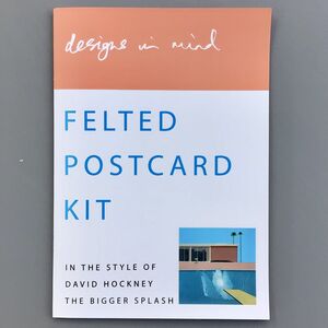 Felted Postcard Kit - David Hockney