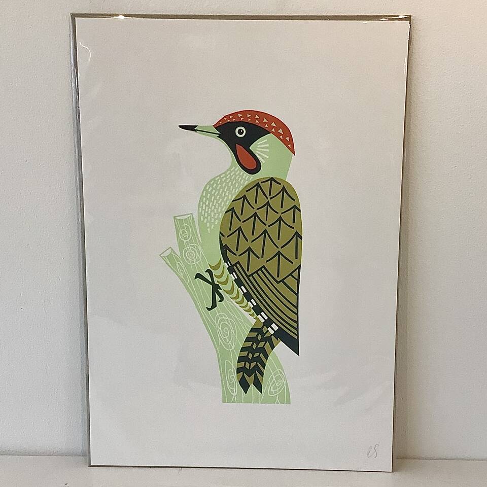 Claire Spencer - Green Woodpecker