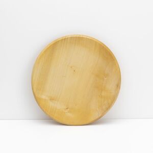 9AW12a Dinner plate-sycamore