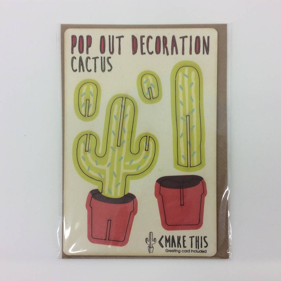 Pop Out Decoration Cactus