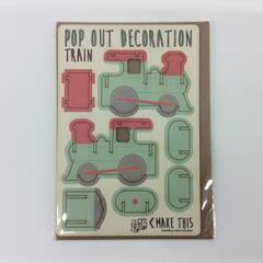 Pop Out Decoration Train