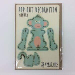 Pop Out Decoration Monkey