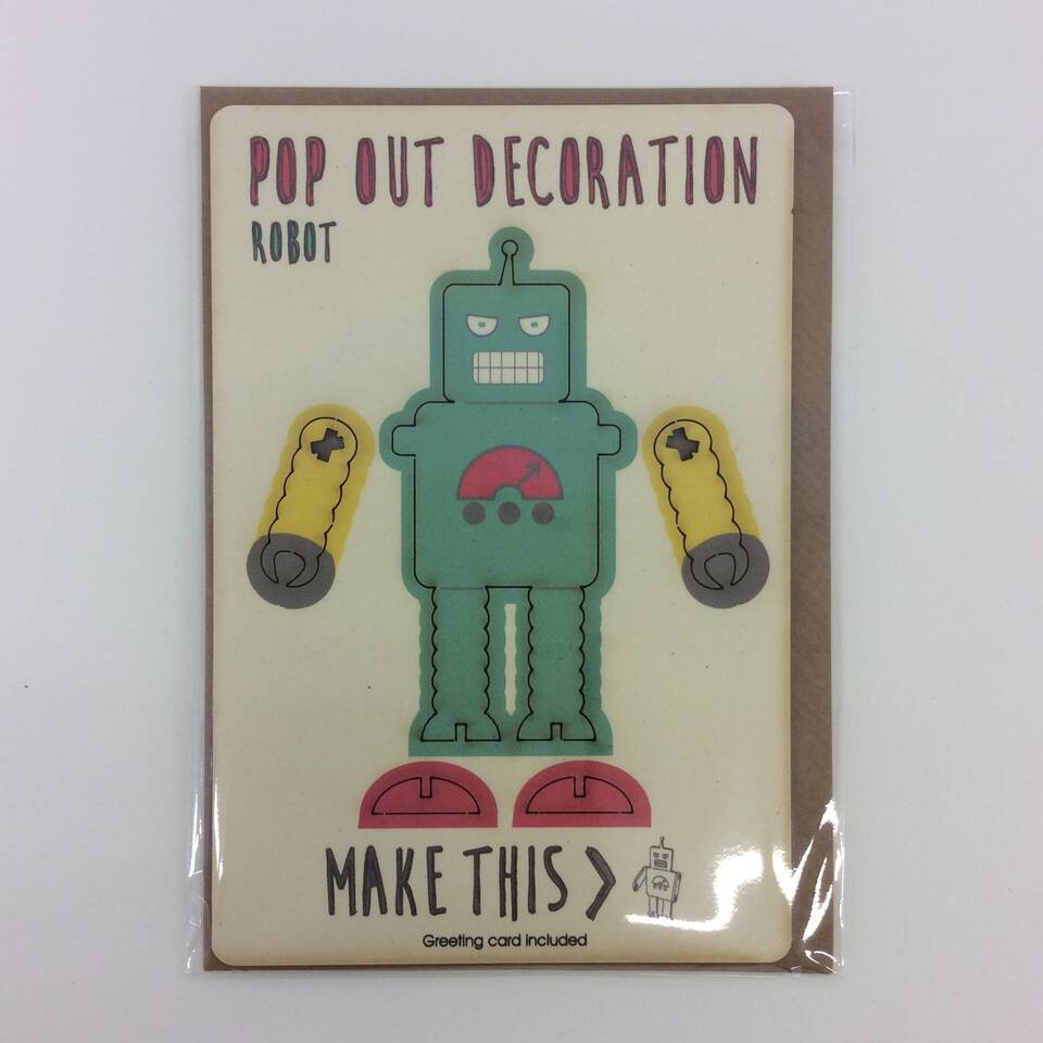 Pop Out Decoration Robot