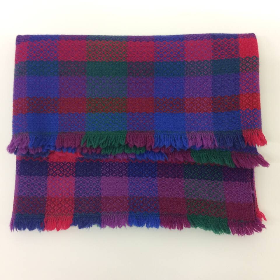 Hand-Woven throw/large scarf/runner