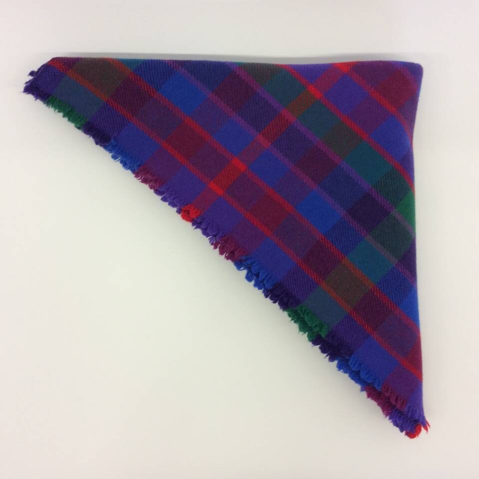 Hand-woven Square Blanket / Large Shawl